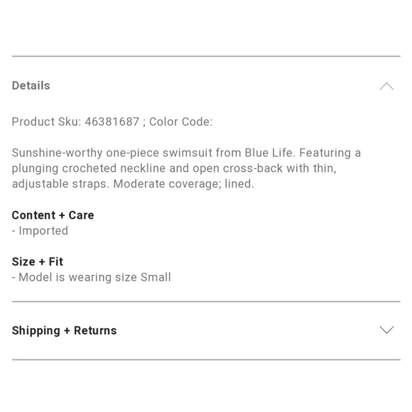 RARE Blue Life Eclipse Swimsuit yellow gold - Picture 7 of 8